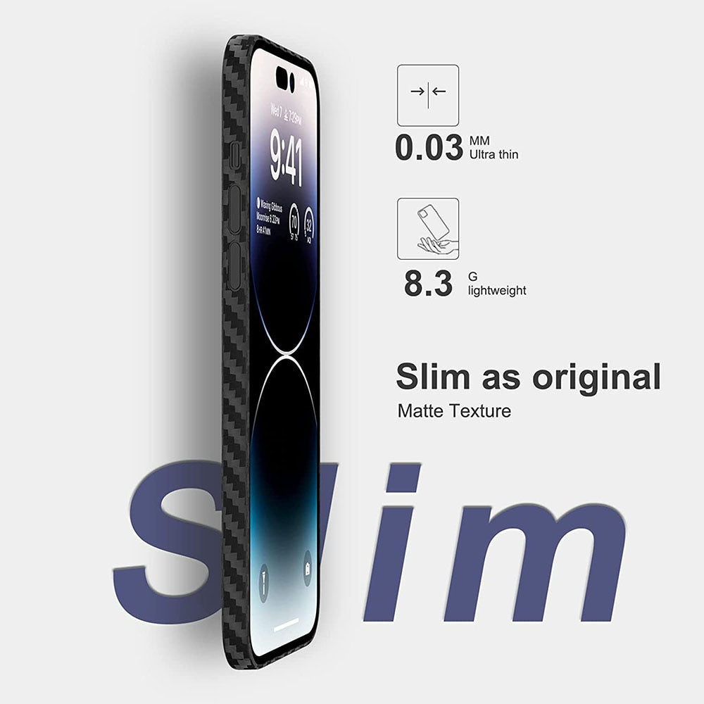 Norvo | 0.3mm Ultra Tynn Tekstur Matt Hardt Skall For iPhone