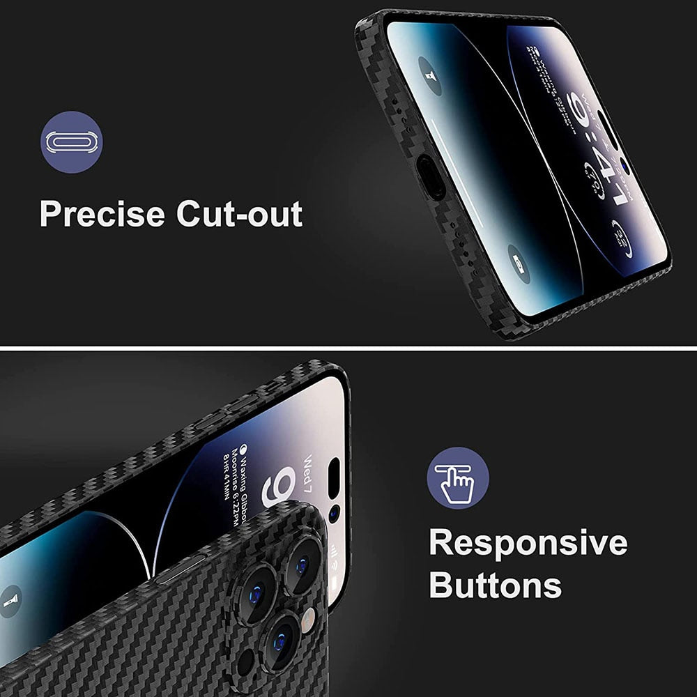 Norvo | 0.3mm Ultra Tynn Tekstur Matt Hardt Skall For iPhone