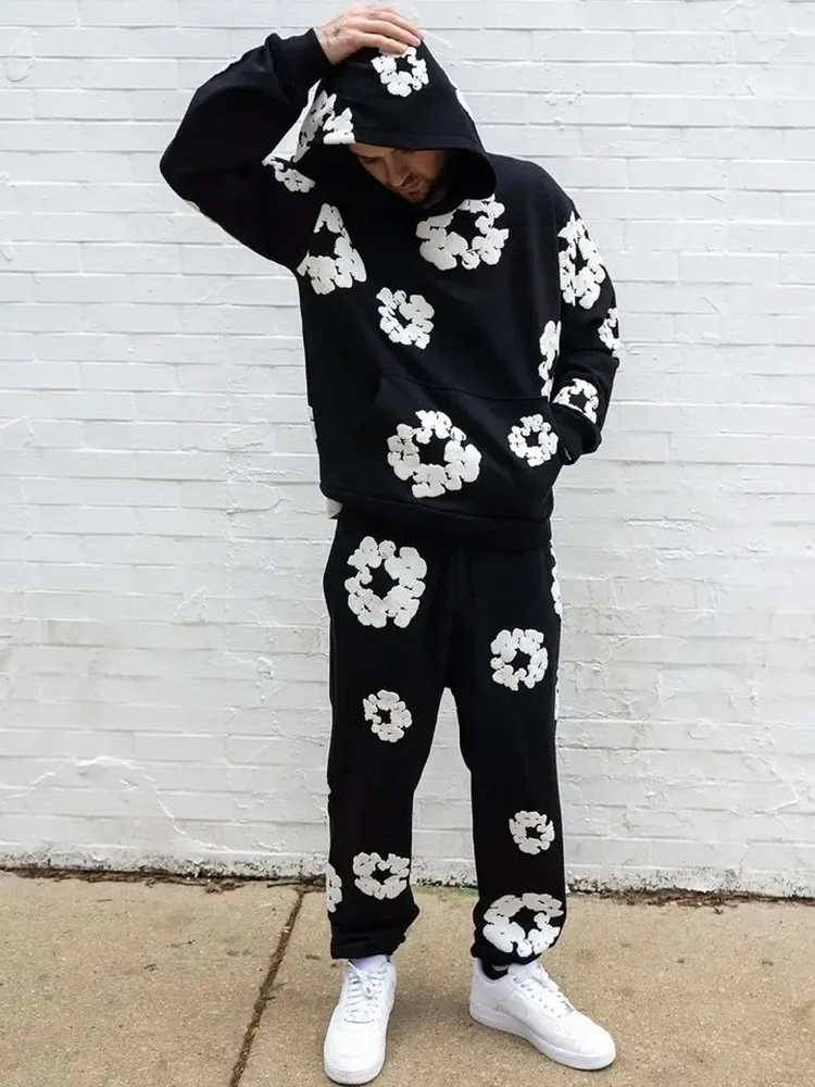 Norvo | Tracksuit - Blomstrete Hettejakke