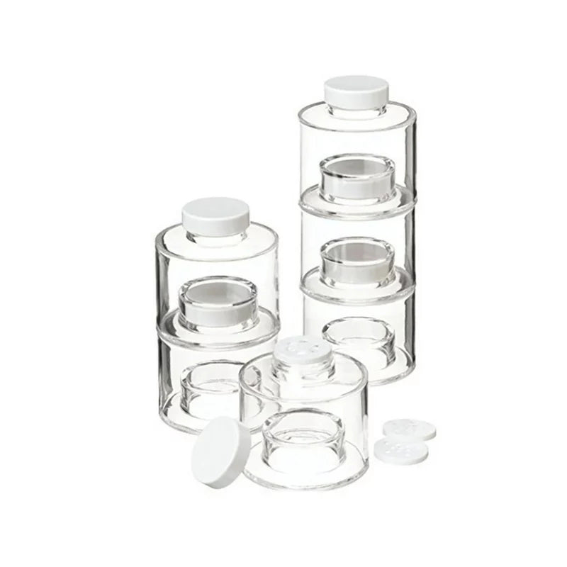 Norvo | Transparent krydderglass sett (6 STYKK/SETT)