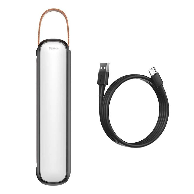 Norvo | Oppladbar bærbar solenergi nødsituasjon bil lommelykt, med magnetisk design, 3 moduser og høy-kvalitets lysperler, for camping, bil og mer