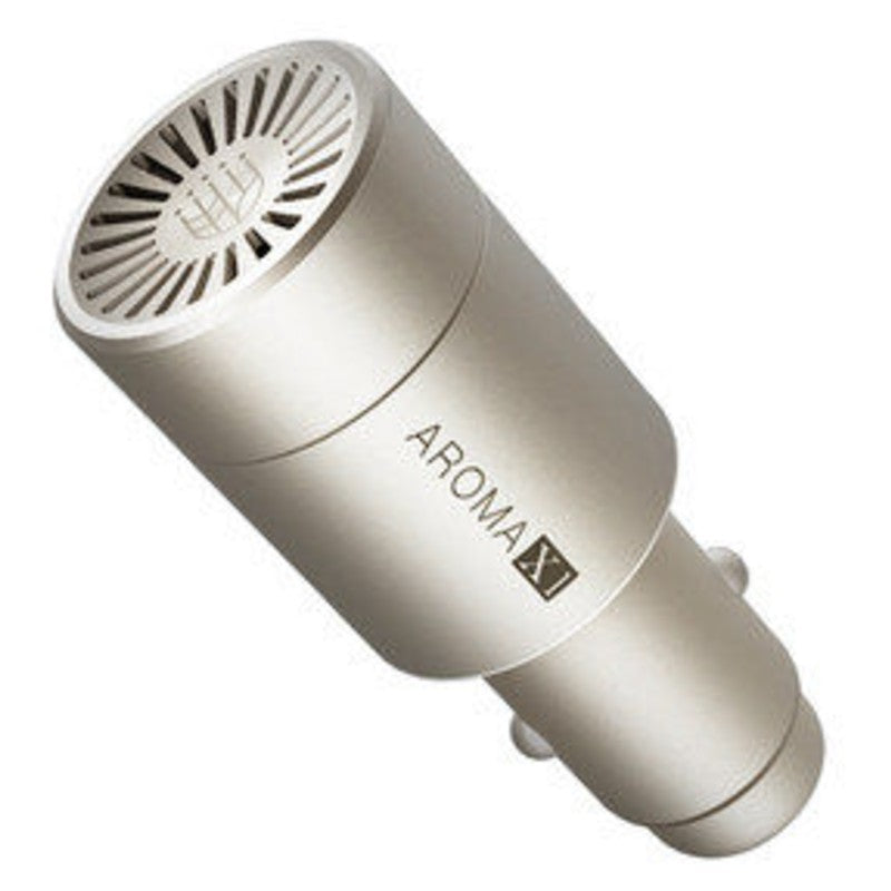 Norvo | 2-i-1 USB bilopplader & luftaroma diffusor, med 2A utgang & hvitt lys