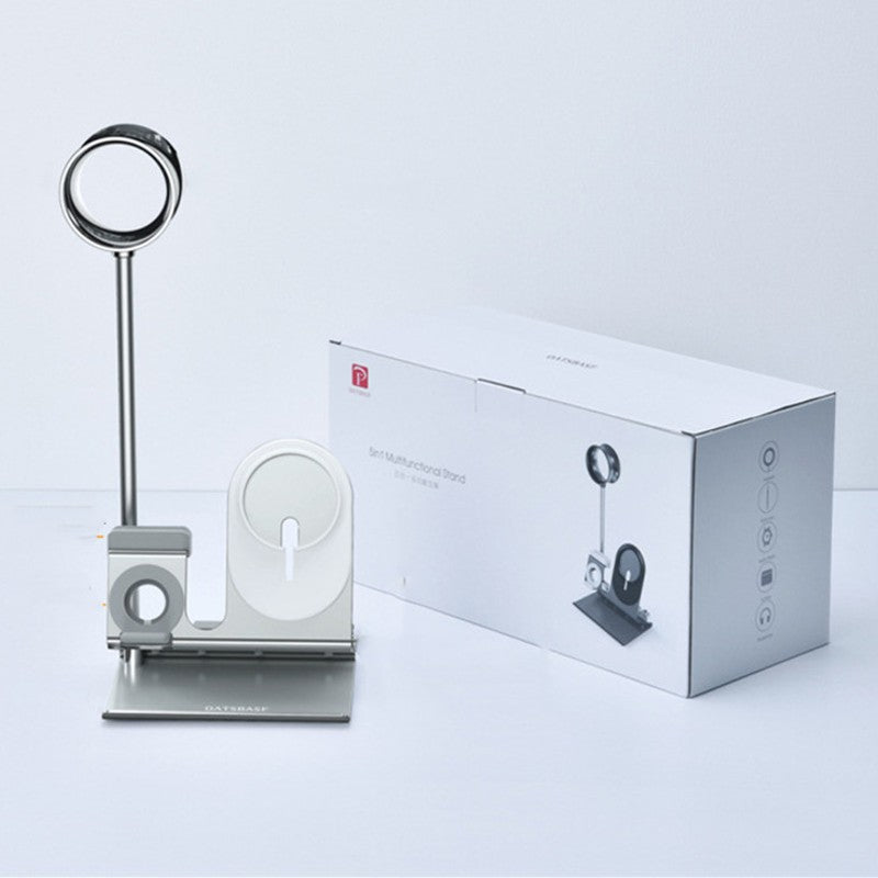 Norvo | 5-i-1 Nattbord Skrivebord Organisator, for Telefon, Klokke, Hodetelefoner, Ørepropper & Blyant