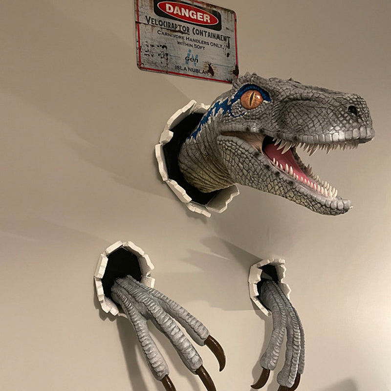 Norvo | Vegg Sprengende Velociraptor Dekorasjoner