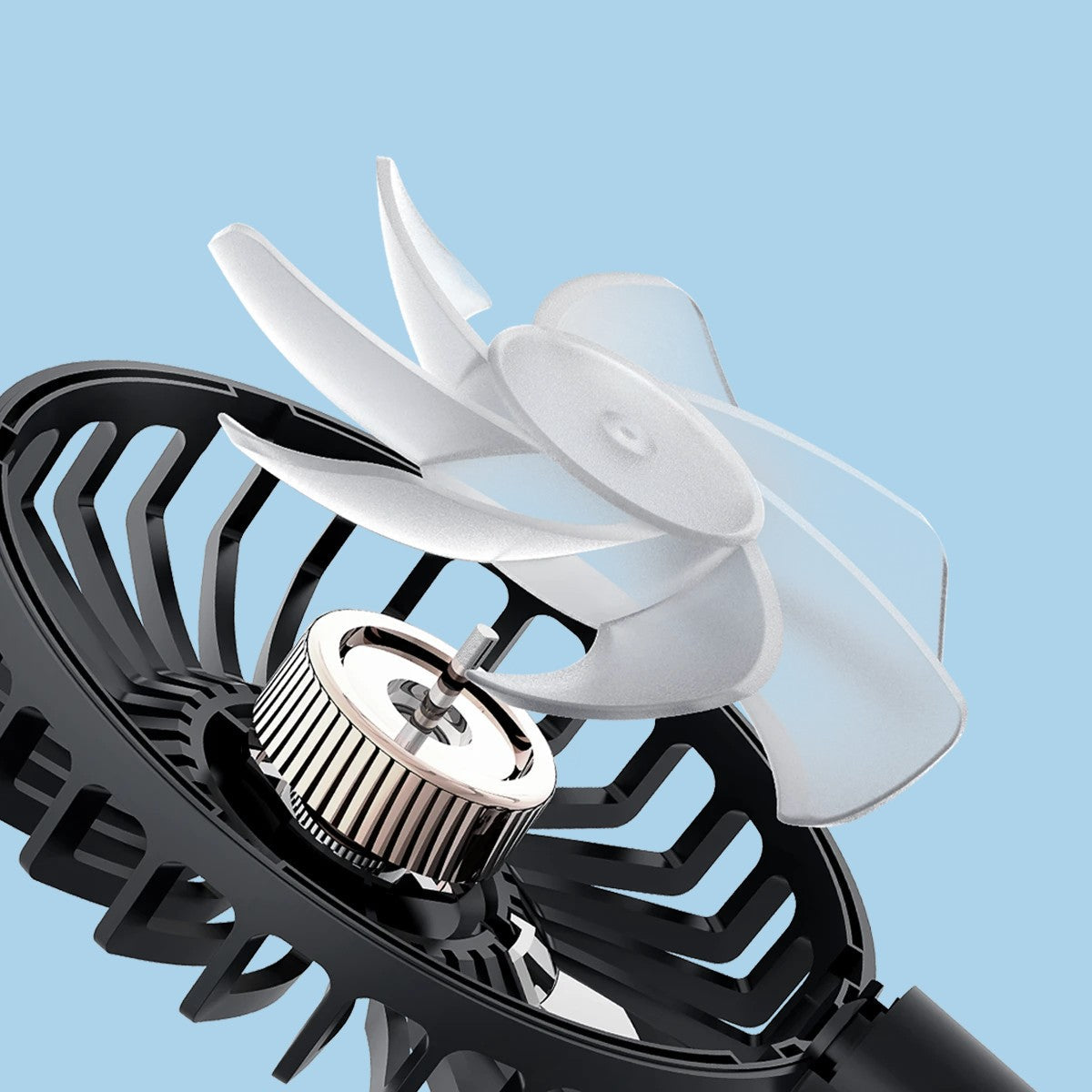 Norvo | Bil Hodestøtte Kjølefan, med 2-Hastighet, 360¬∞ Rotérbart Design & 1.5m USB Kabel, for Front- & Bakseter