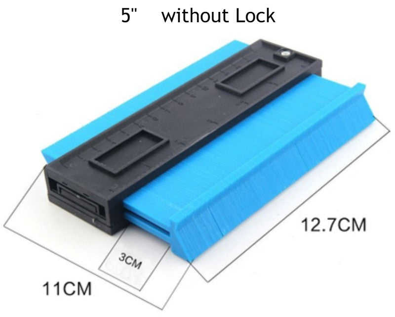 Norvo | Konturverktøy med lås, for DIY, rør, fliser, gulv, bygging, hjørner og trearbeid