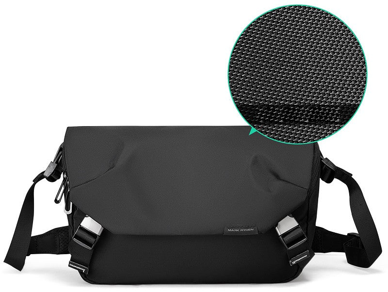 Norvo | Stor-kapasitet Vanntett Oxford Crossbody Bag, med Tyverisikring Lomme, Flere Rom og Bakre Trolley Stropp, for Reise, Arbeid & Mer