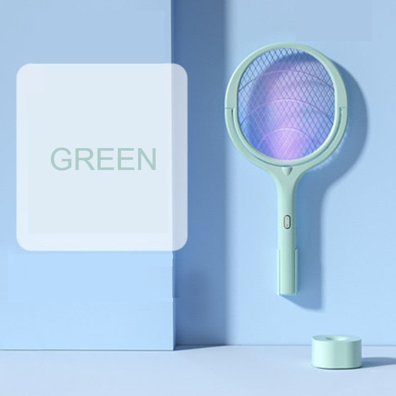 Norvo | 5-i-1 Elektrisk Myggdreper Fluesmekker. med 90° Rotasjon Design & Mygg Lysfelle, for Mygg, Fluer, Insekter & Mer