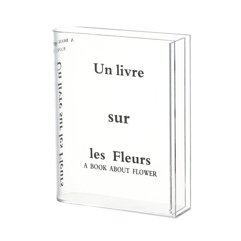 Norvo | Akryl Bok Vase – Moderne Dekorativ Blomsterholder