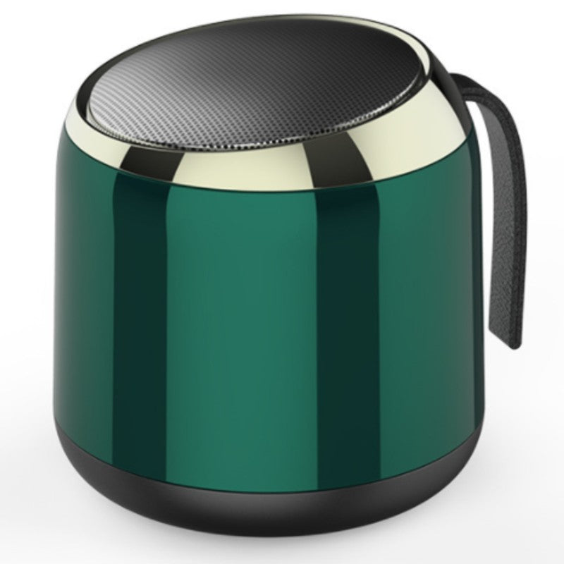 Norvo | Bærbar Mini Trådløs Bluetooth 5.0 Høyttaler, med Kul Metallshell, Lang Batterilevetid og Bredt Kompatibel med Telefoner og Nettbrett, for Kontor, Hjem og Mer