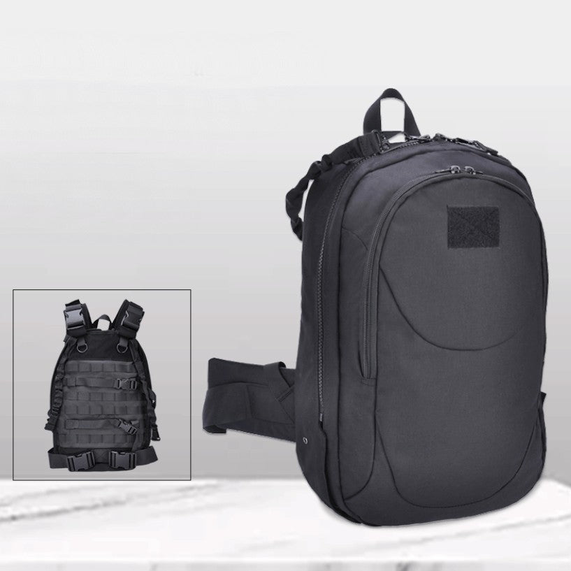 Norvo | Taktisk Transformbar Vest Ryggsekk, med Holdbart & Vanntett Materiale, Justerbare Remmer & Monteringssystem, for Utendørs, Fotturer, Reise & Mer