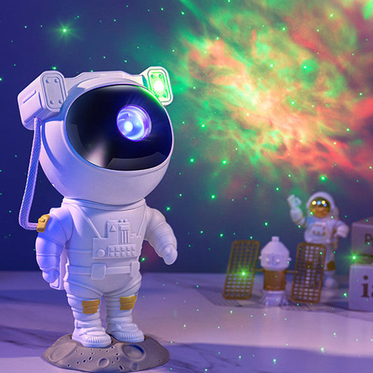 Norvo | Romantisk Rom Galaxy Stjerneprosjektor, med 4 Lysmoduser, Automatisk Av-På Timer, Fjernkontroll & Justerbar Vinkel, for Natt, Fest