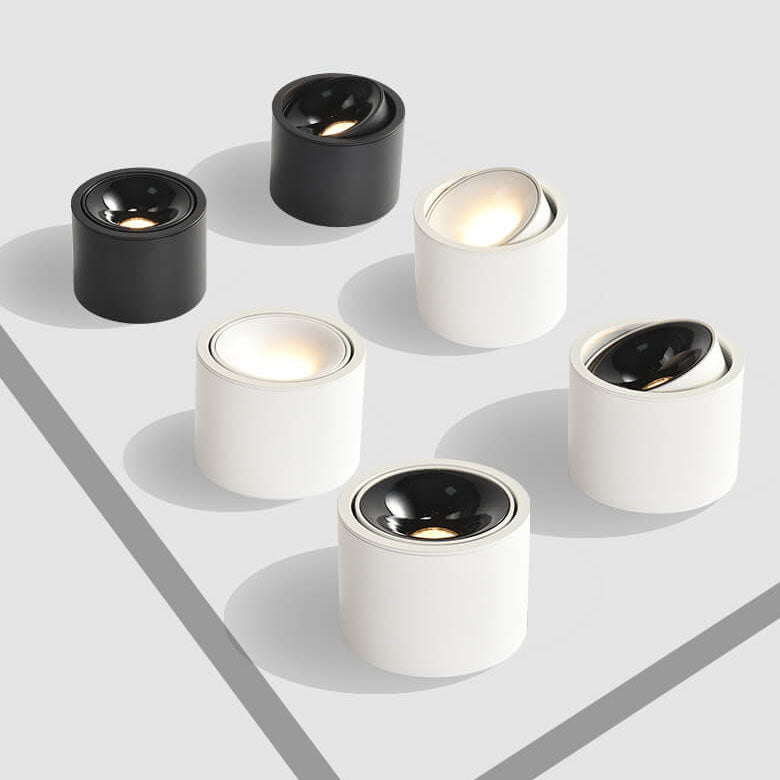 Norvo | Origo Minimalistisk LED Taklampe - Justerbar Rund Innfelt Lampe