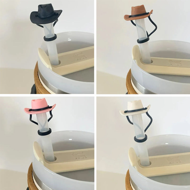 Norvo | Silikon Cowboyhatt Stråhatt Dekker Caps