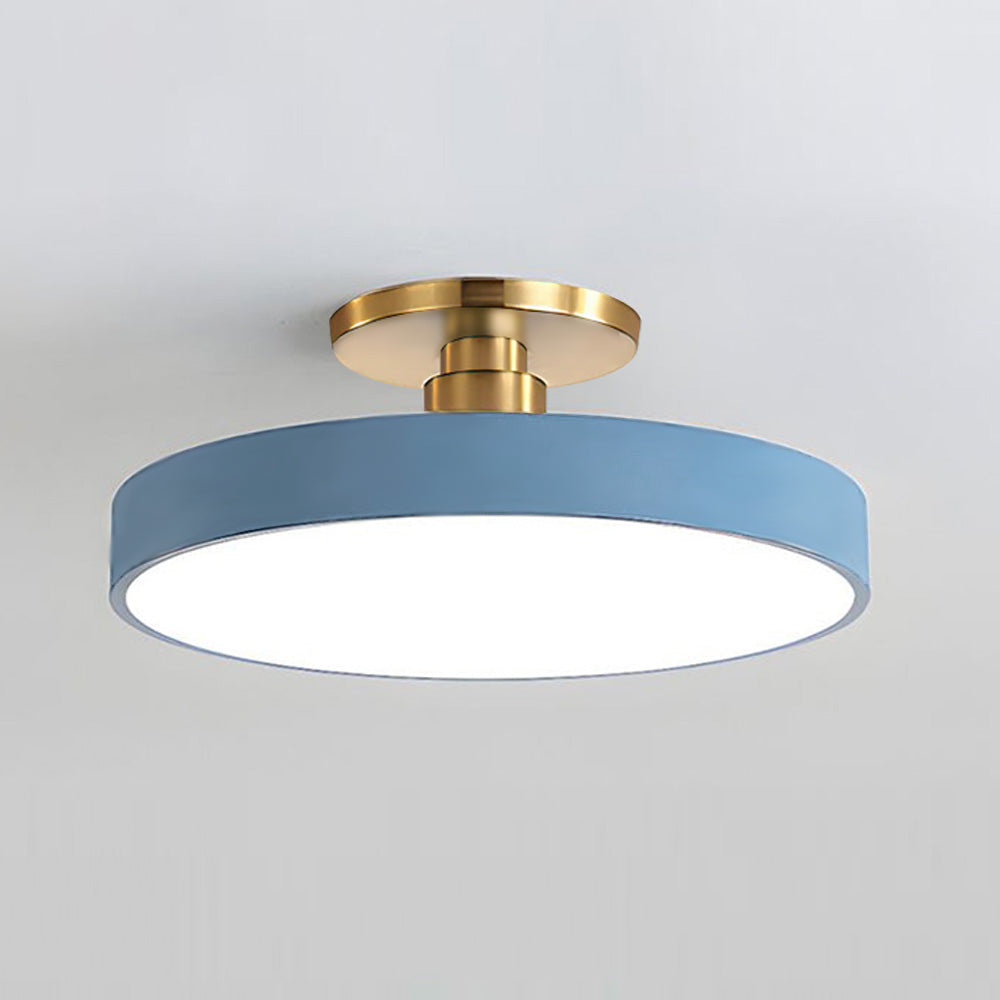 Norvo | Moderne LED Semi Flush Mount Taklampe | Energibesparende. Holdbart design for gang. Spisesal & Stue