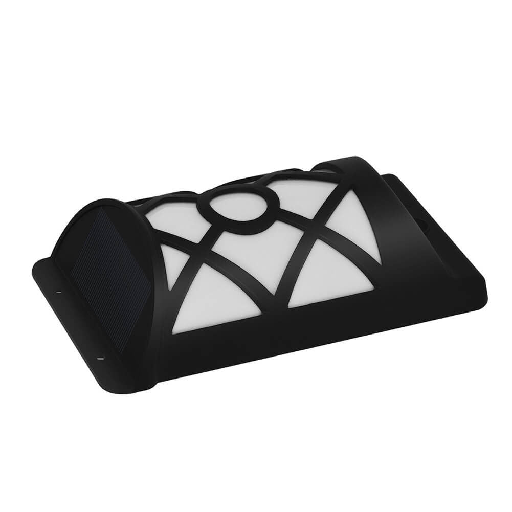 Norvo | Solar Flame Halv Søyle LED Utendørs Sensor Vegglampe