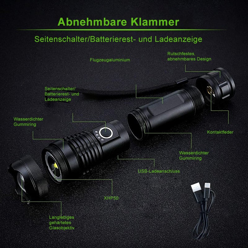 Norvo | Vanntett militær laser lommelykt