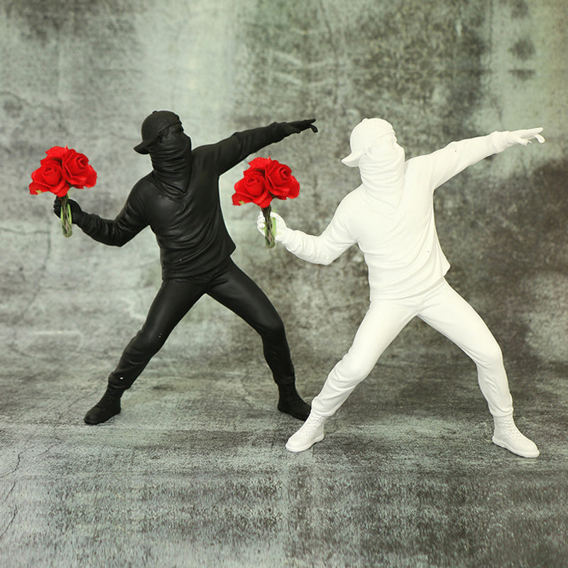 Norvo | Banksy Blomst Opprører Ornament