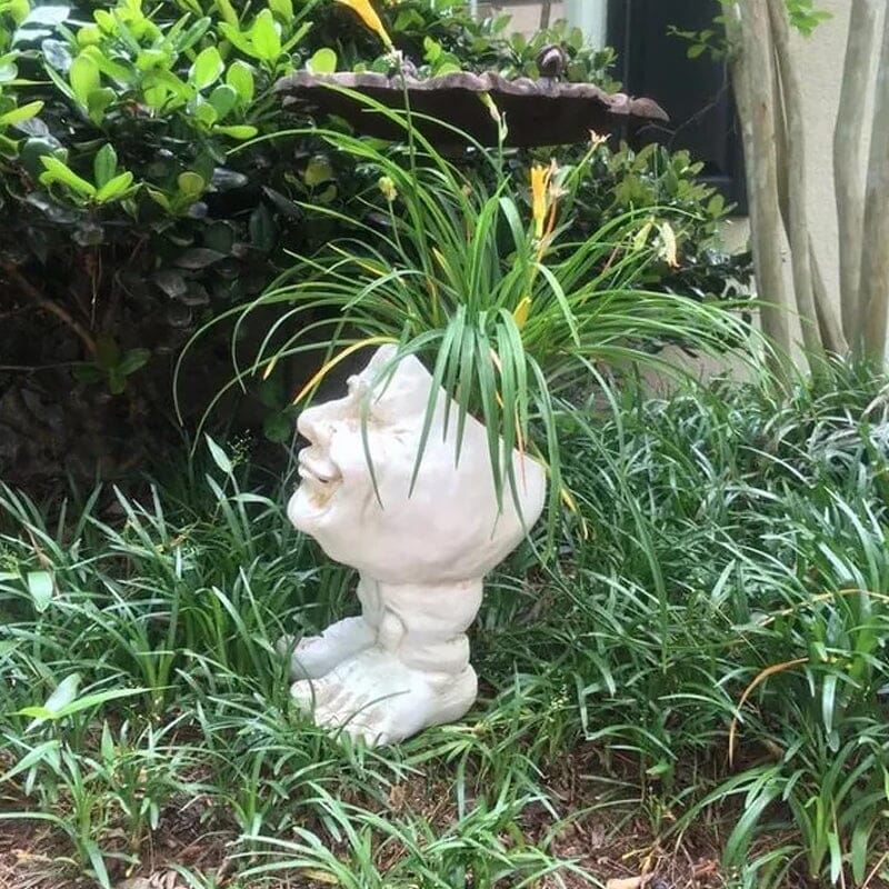 Norvo | Ansikts Statue Plantepotte