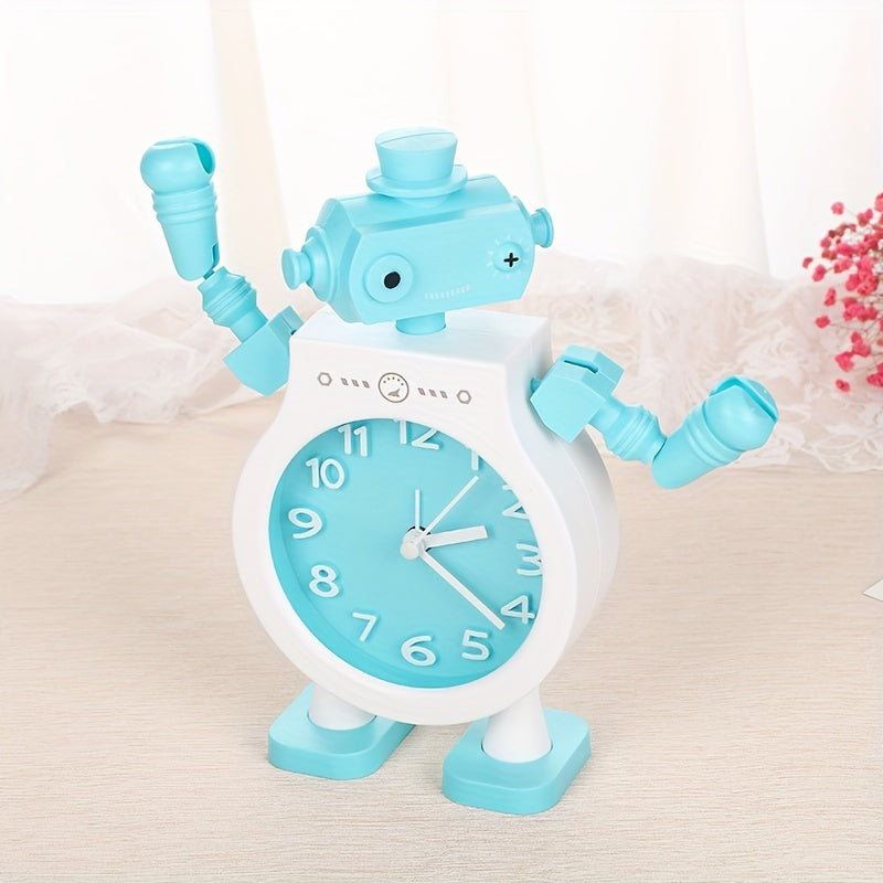TimeBuddy Klokke – Lekfull Robot Vekkerklokke med Alarm