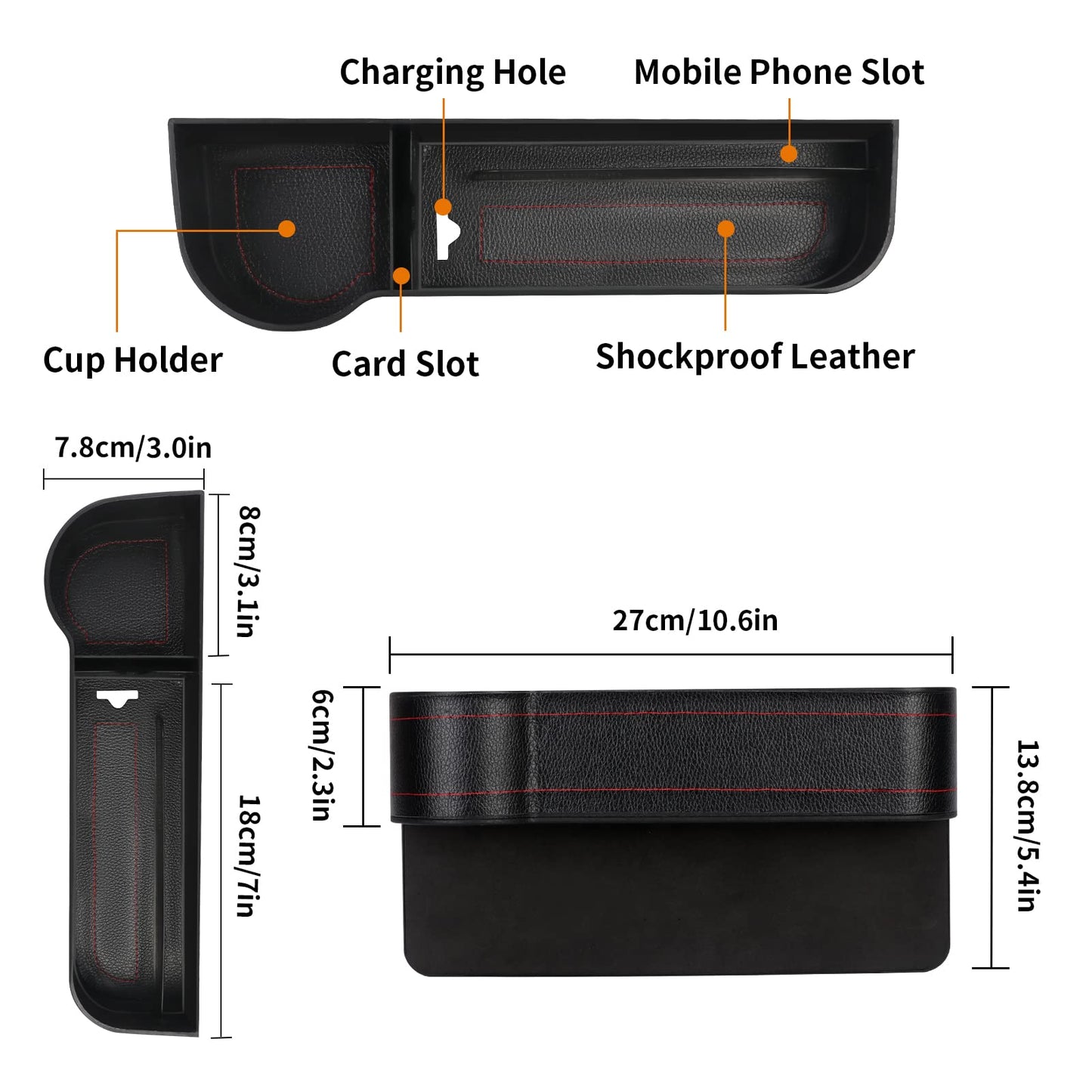 Norvo | Multifunksjonell Bilsete Organizer