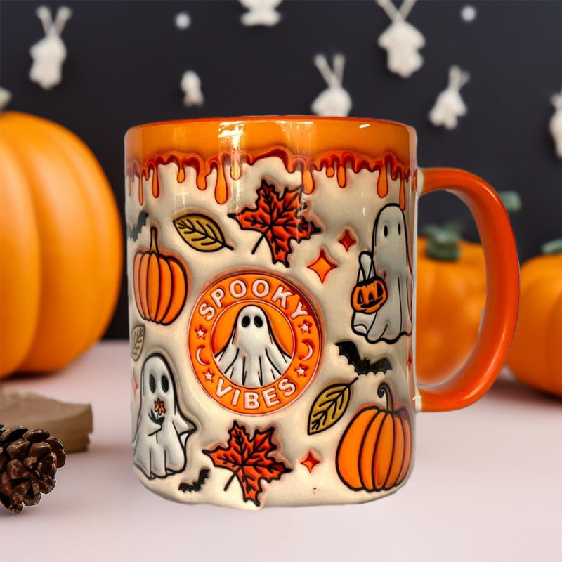 Norvo | Pumpkins kaffekopp med spøkelse