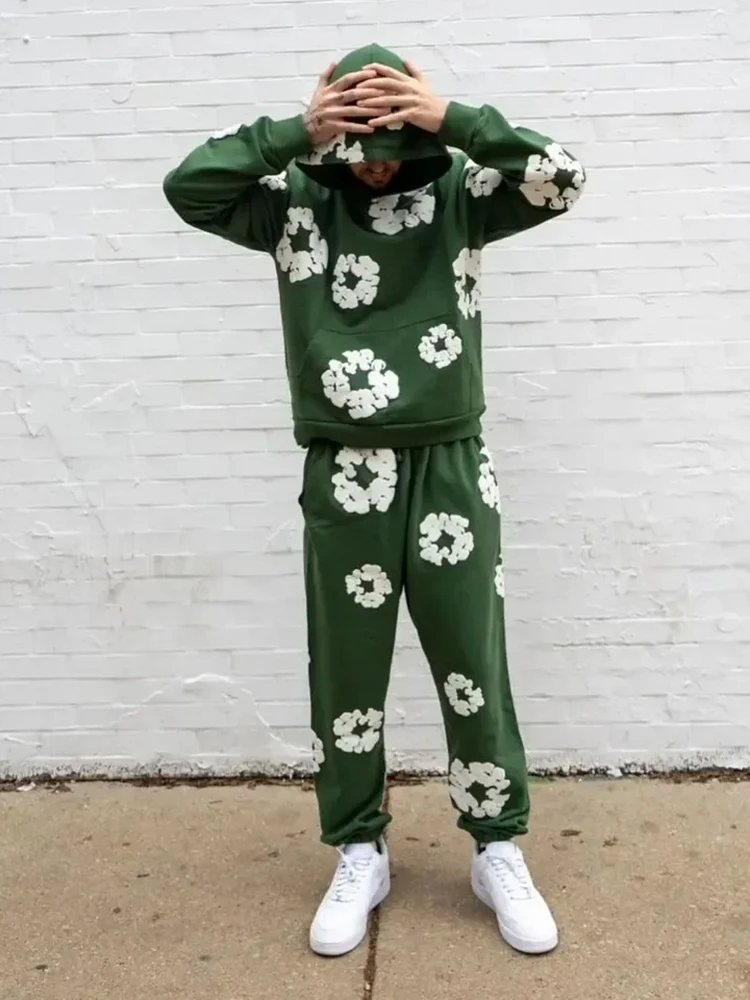 Norvo | Tracksuit - Blomstrete Hettejakke