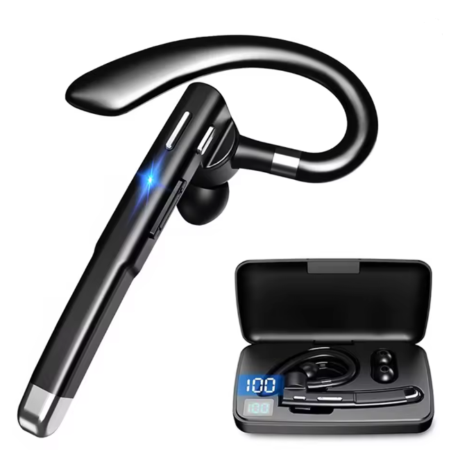 Norvo | Trucker Dual Mic Trådløs Bluetooth 5.1 Støydempende Headset/Ørepropper