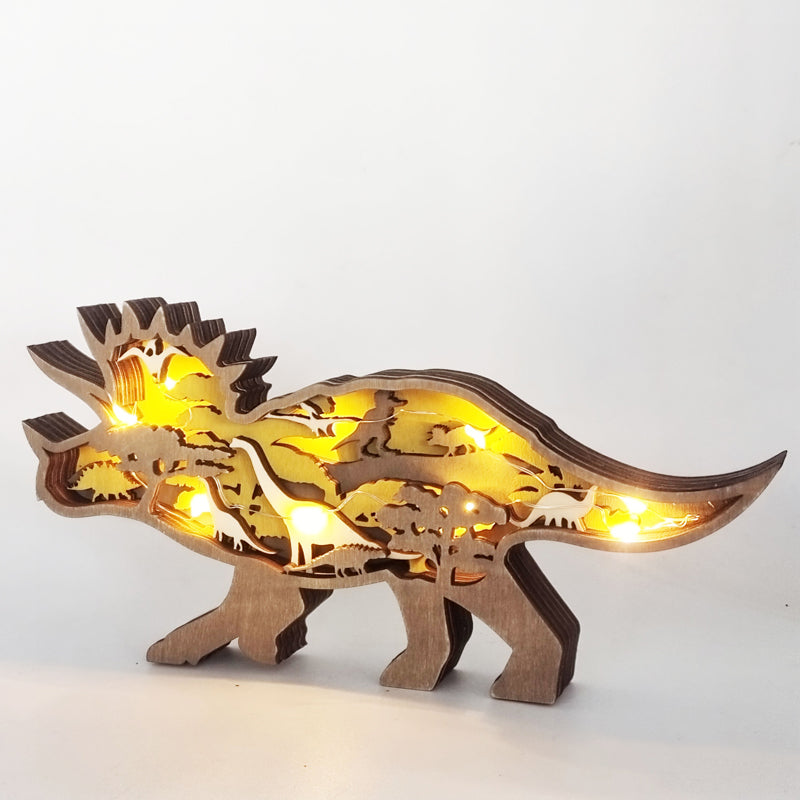 Norvo | 3D Kreativ Tre Dyre Snitting Håndverksgave