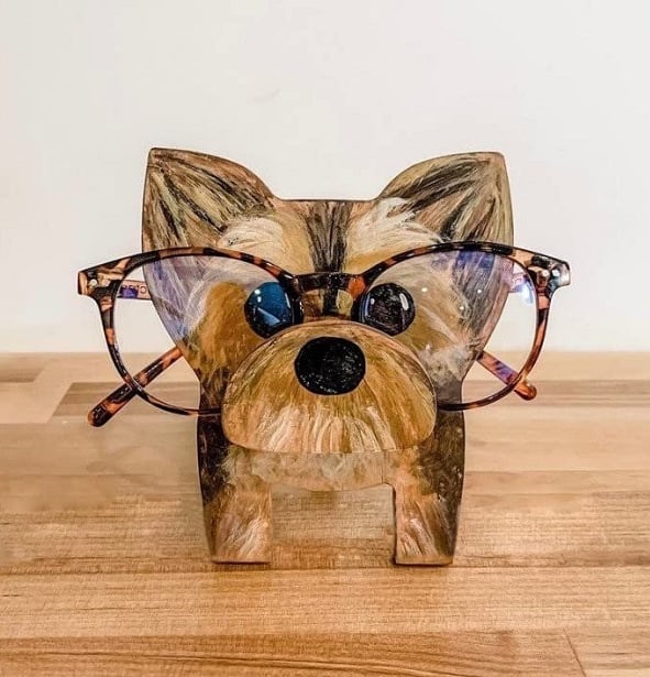 Norvo | 🦉Brillestativ i tre med dyr👓