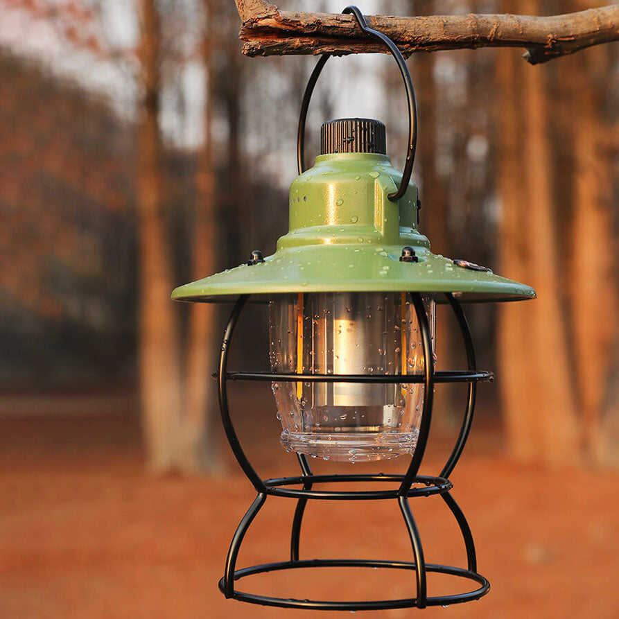 Norvo | Utendørs Vintage Camping Lys Hest Lys Oppladbart Bærbart Camping Lys