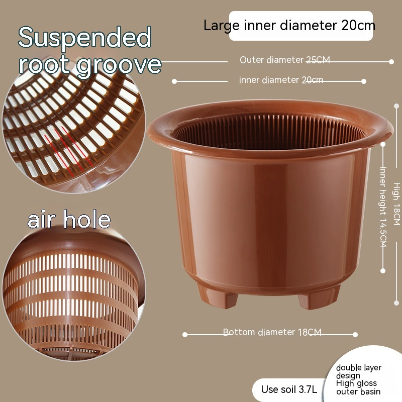 Norvo | Pustende Rotkontroll Potte for Planter – Ideell for Sunt Vekst og Optimal Lufting