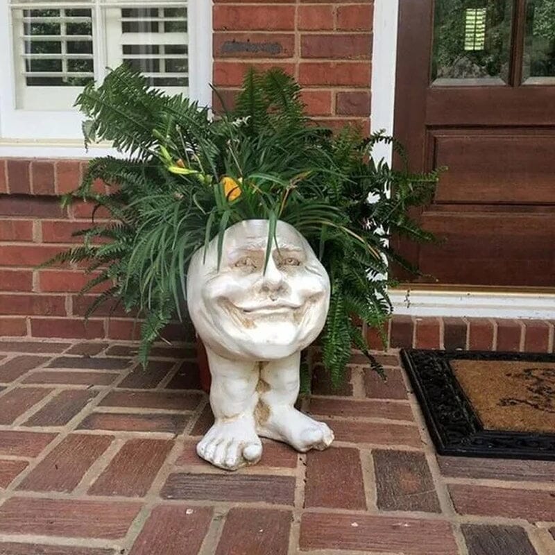 Norvo | Ansikts Statue Plantepotte