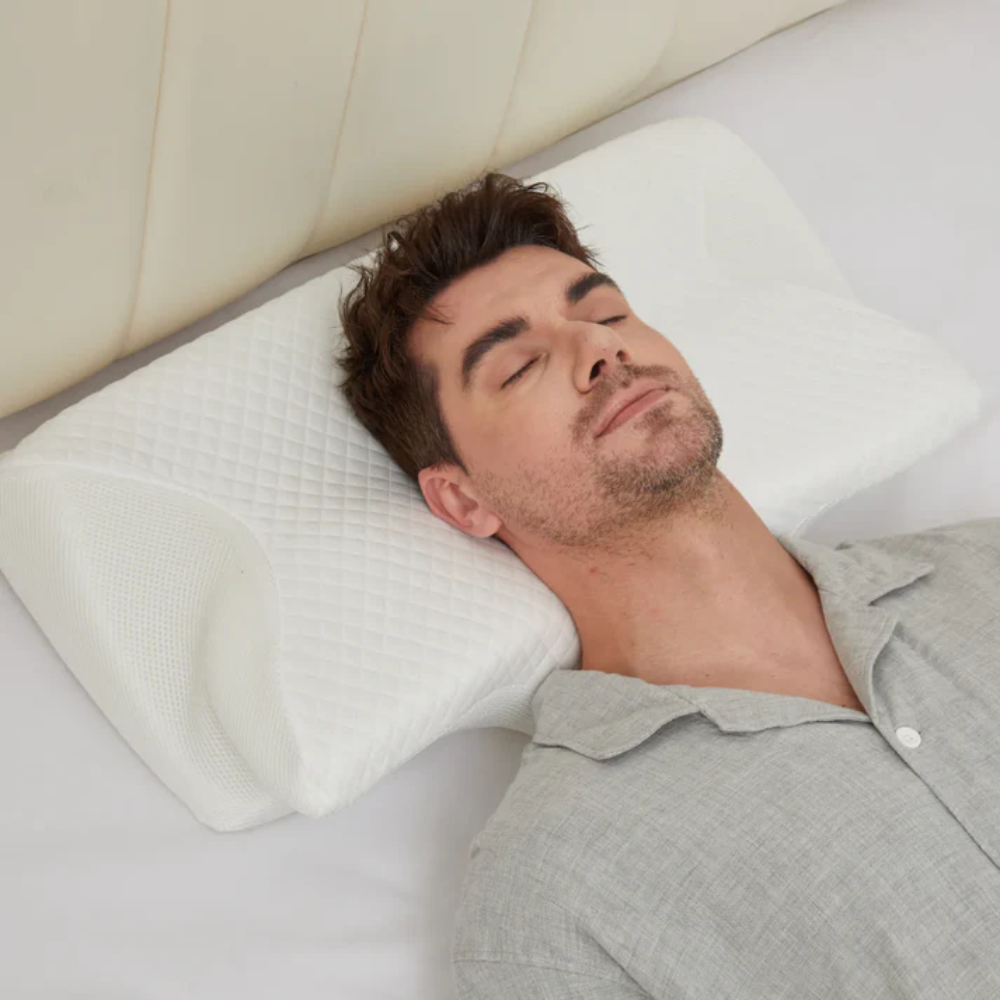 Norvo | Pute for Side & Back Sleepers – Ortopedisk Minne Skum Pute for Nakke & Skulder Smerte Lindring og Perfekt Søvn Justering