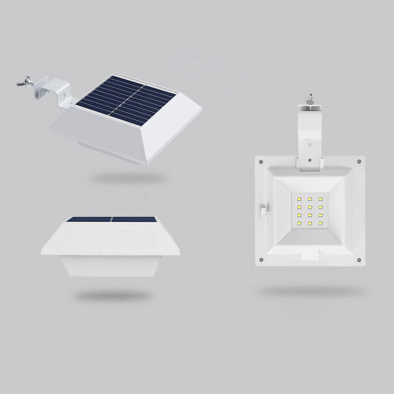 Norvo | Solar UFO-formet design gjerde lys LED utendørs vegglampe