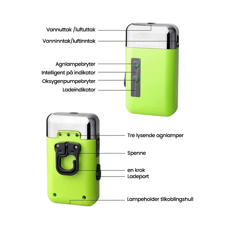 Norvo | Intelligent Oksygenpumpe-Bedre Fiskeopplevelse