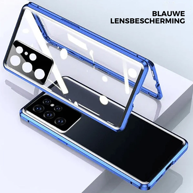 Norvo | Magnetisk herdet glass dual-sidet telefondeksel for Samsung