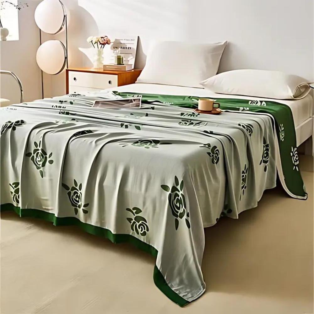 Norvo | Bambusfiber Rose Kjøleteppe