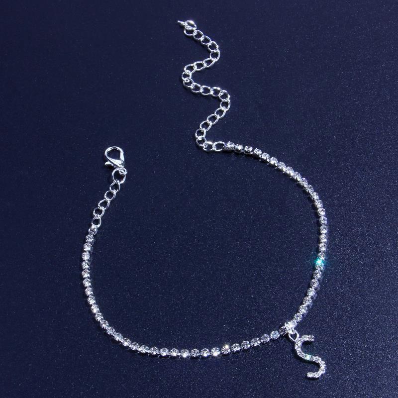 Norvo | Rhinestone Buchstav Ankelbånd