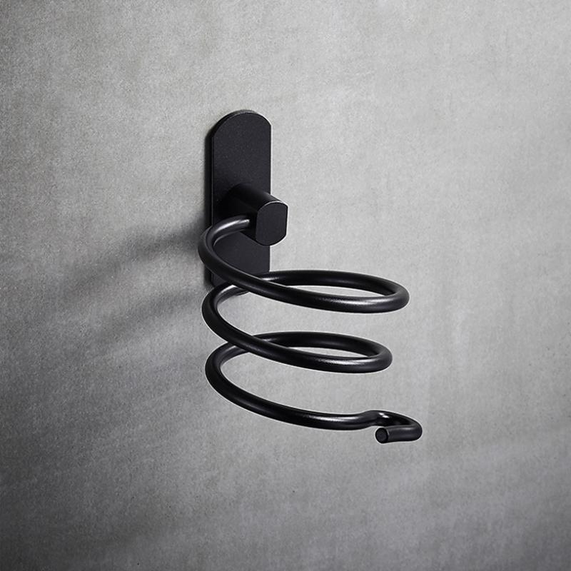 Norvo | Bad Aluminium multifunksjonell hårføner holder