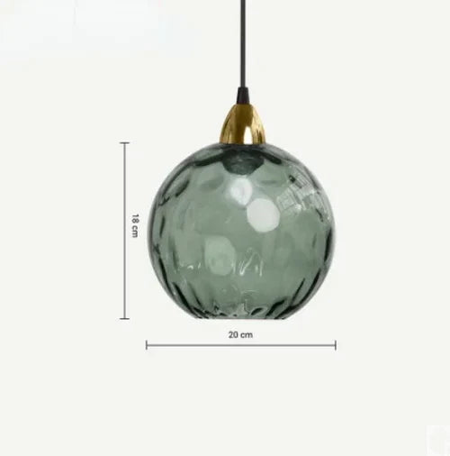 Norvo | Spherical Glass Pendant Light