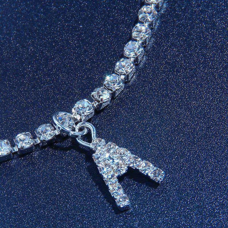 Norvo | Rhinestone Buchstav Ankelbånd