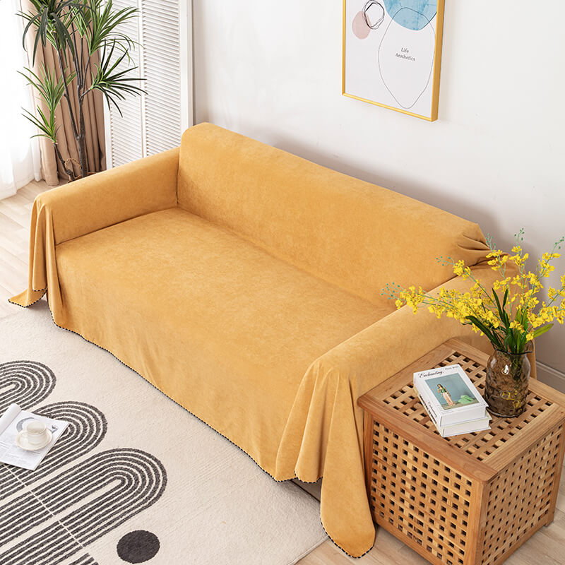 Norvo | Vanntett Sofa Kastteppe | Anti-skli. Jacquard Kanter & Ideell for Dyr og Møbelbeskyttelse