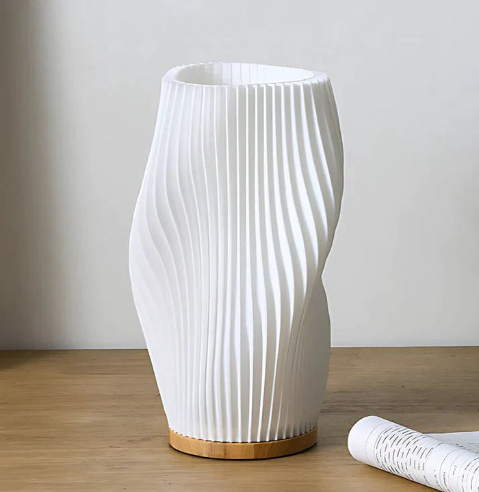 Norvo | Wavecrest Bordlampe – Myk Glød Designerlampe med Dimbar Varme og Naturlig Hvit Lys