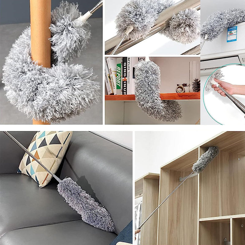 Norvo | Utvidbar vaskbar buet mikrofiber støvkost