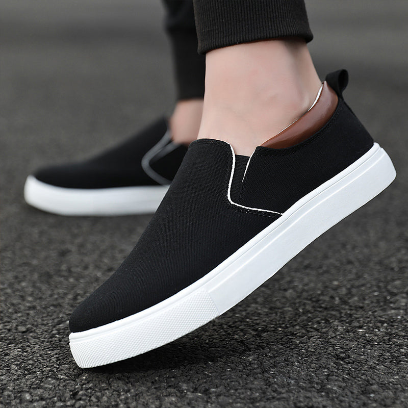 Norvo | Slip-On Sko laget av lerret for menn