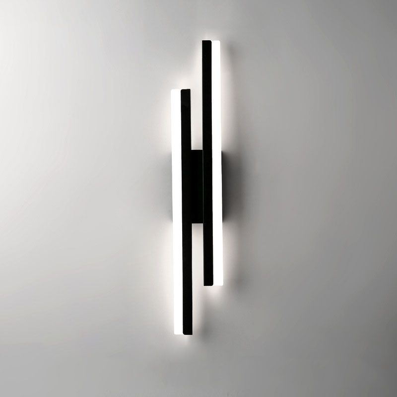 Norvo | Alana Moderne LED Veggbelysning - Elegant Svart/Gold Veggbelysning for Stue og Soverom