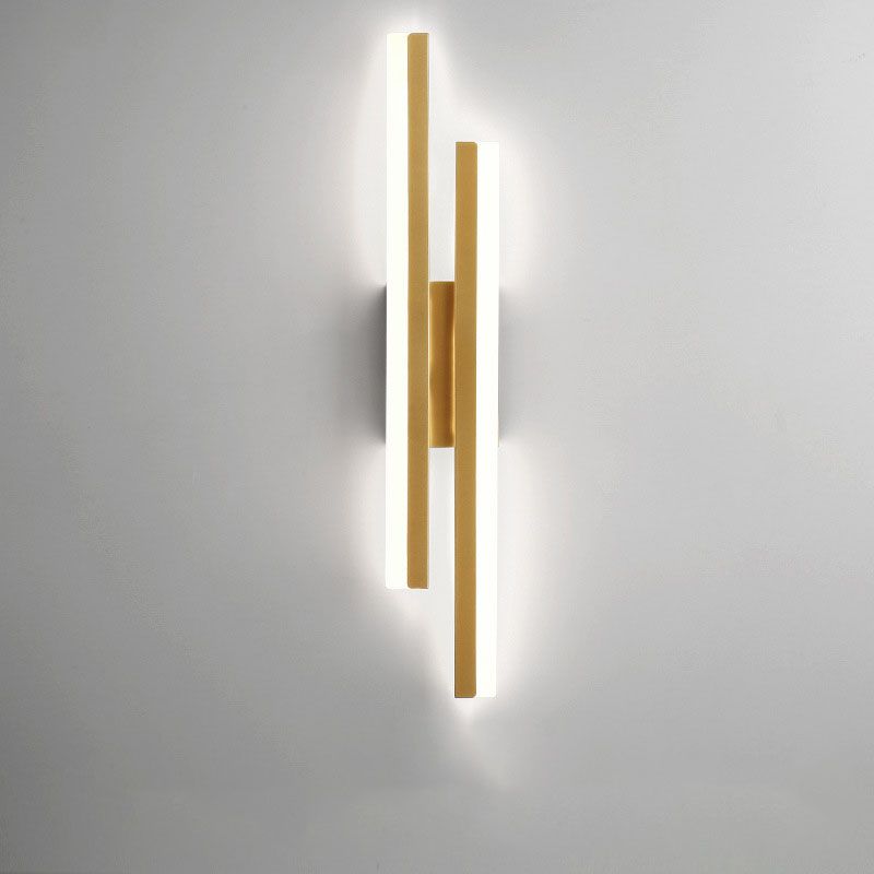 Norvo | Alana Moderne LED Veggbelysning - Elegant Svart/Gold Veggbelysning for Stue og Soverom