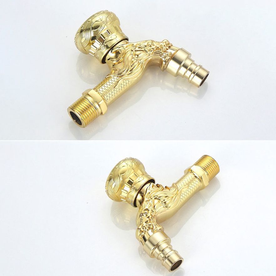 Norvo | Vintage Classic Faucet Water Lock Single Handle Dragon Engraving Wall Mounted Faucet