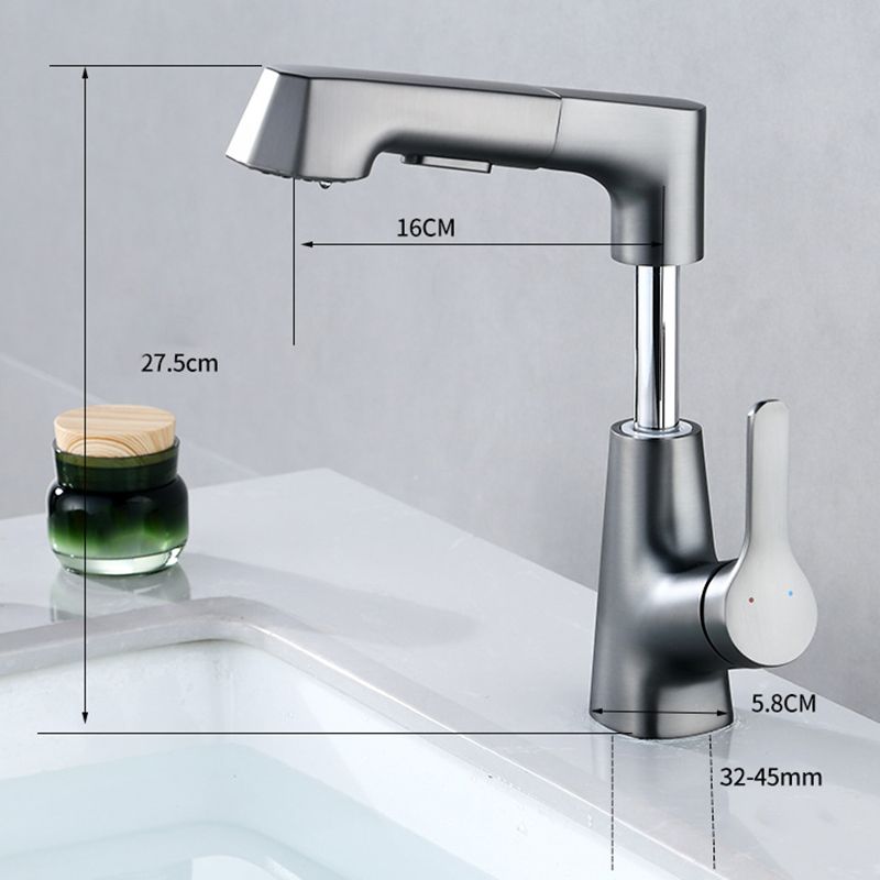 Norvo | Moderne Kran Solid Kobber Centerset Baderomskran